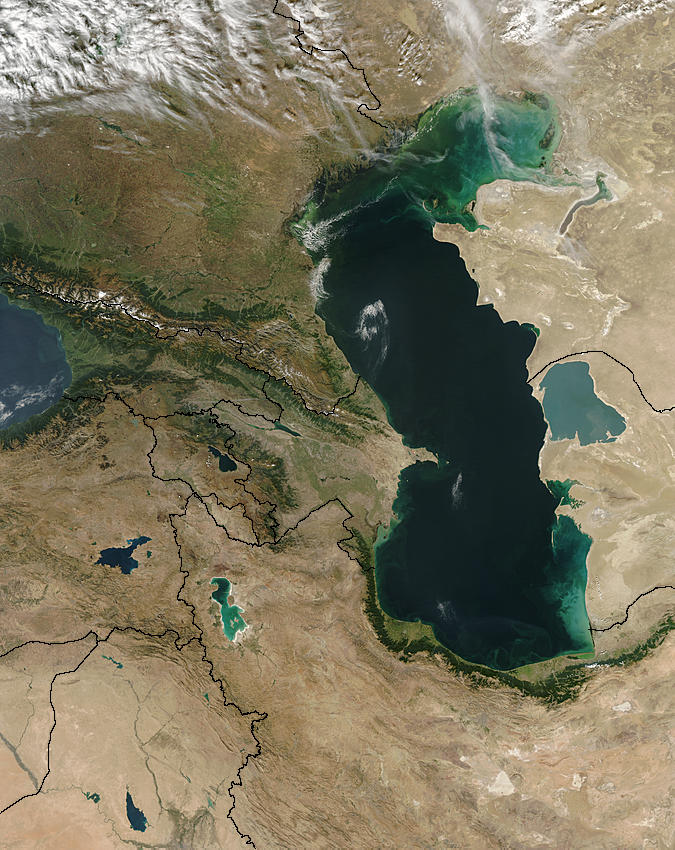 The Caucasus-Caspian Region - MODIS