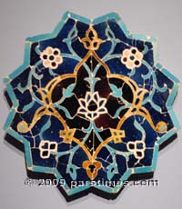 Tile from Greater Iran - 15th Century - LACMA 2009 - by QH