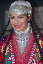 Rosa Rojas in Cenral Asian Costume