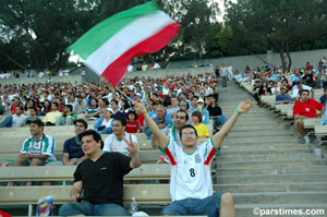 Iranian Football Fans - UCLA June 4, 2006 - by QH