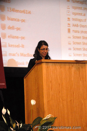 Pardis Shafafi (Univ. of St. Andrews, Scotland) - UCLA (October 13, 2012)- by QH
