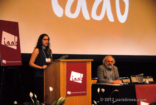 Amy Malek & Dr. Hamid Naficy - UCLA (October 14, 2012)- by QH