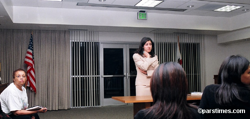 Azadeh Moaveni,  CSUN - April 20, 2005 - by QH