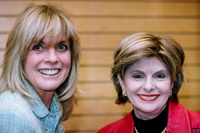 Actress Linda Gray &  attorney Gloria Allred - by QH