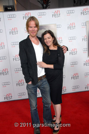 Writer Rory Kinnear and Director Lynne Ramsay - Hollywood (November 9, 2011) - by QH