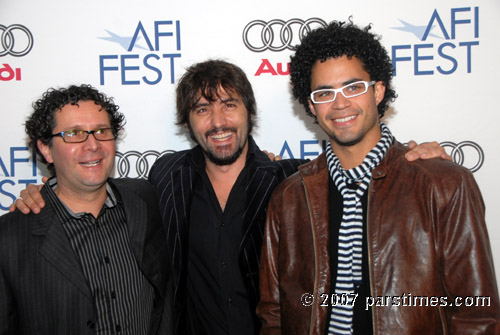 Director Alberto Arvelo, actors Ximo Solano and Pastor Oviedo - Prince of the Himalayas - AFI FEST 2007 (November 9, 2007)- by QH