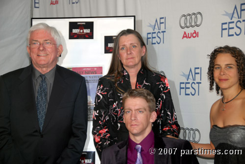 Body of War: Ellen Spiro, Cathy Smith, Phil Donahue, Tomas Young - AFI FEST 2007 (November 6, 2007)- by QH