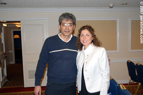 Anousheh Ansari & me - Qumars Hojjaty (March 1, 2007) - by QH