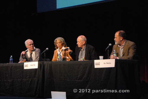 Gil Garcetti, Jim Newton, Connie Rice, Moderator Warren Olney - USC (April 22, 2012) - by QH