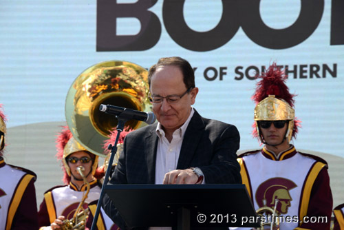 USC President C. L. Max Nikias - LA Times Book Fair - USC (April 20, 2013) - by QH
