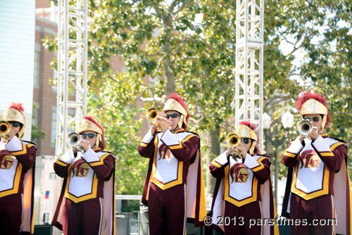 USC Marching Band - LA Times Book Fair - USC (April 20, 2013) - by QH