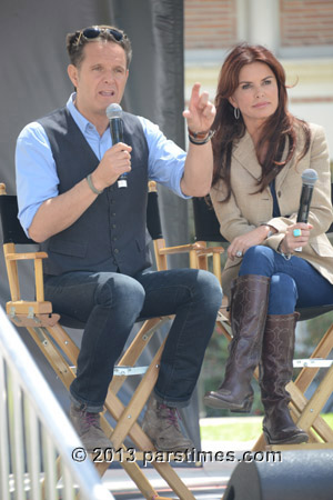 Mark Burnett and Roma Downey - LA Times Book Fair - USC (April 21, 2013) - by QH