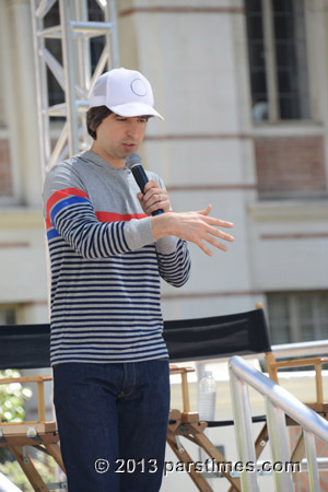Demetri Martin, Author of 'Point Your Face at This: Drawings' - LA Times Book Fair - USC (April 21, 2013) - by QH
