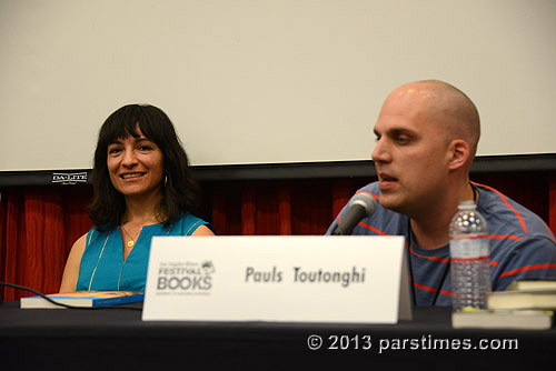 Laleh Khadivi, Pauls Toutonghi - LA Times Book Fair - USC (April 21, 2013) - by QH