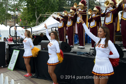 USC Marching Band & Song Girls - USC (April 13, 2014) - by QH