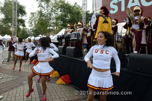 USC Marching Band & Song Girls - USC (April 13, 2014) - by QH