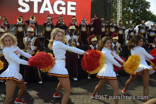 USC Song Girls & Trojan Marching Band - USC (April 22, 2017) - by QH