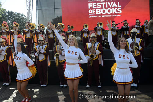 USC Song Girls & Trojan Marching Band - USC (April 22, 2017) - by QH