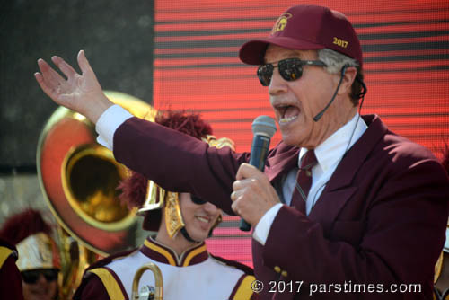 Director of the USC Marching Band Dr. Arthur C. Bartner - USC (April 22, 2017) - by QH