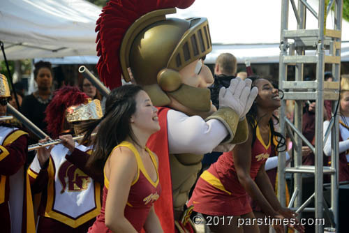 Tommy Trojan & USC Marching Band - USC (April 22, 2017) - by QH