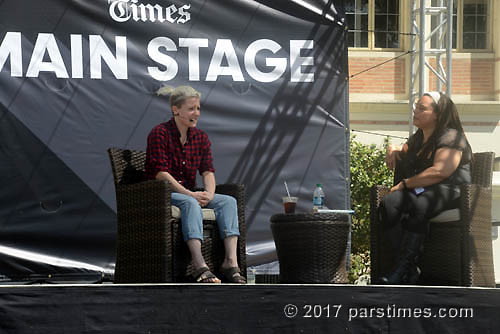 Hannah Hart in Conversation with Sarah Rodman - USC (April 22, 2017) - by QH