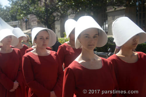 Performers promoting 'The Handmaid's Tale' tv series  - USC (April 23, 2017) - by QH