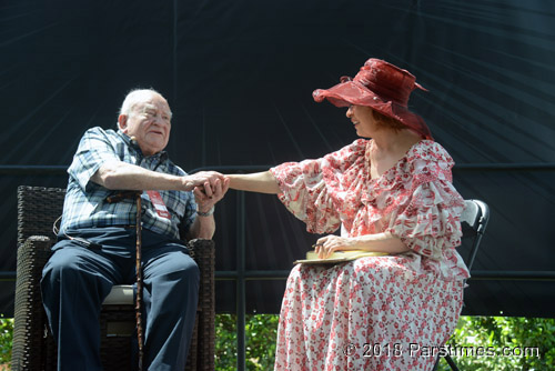 Ed Asner and Patt Morrison - USC (April 21, 2018) - by QH