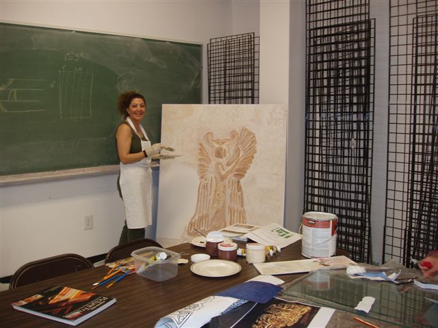 Mahvash Salout, at Orange County Fine Arts Studio