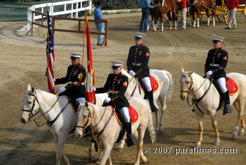 Marine Corps Mounted Color Guard (December 29, 2007) - by QH