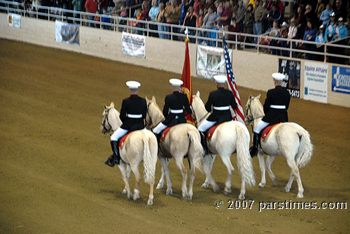Marine Corps Mounted Color Guard (December 29, 2007) - by QH