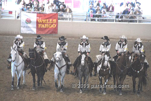 Cowgirls Historical Foundation Riders - Burbank (December 29, 2009) - by QH