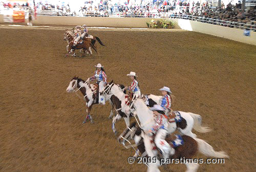 Painted Ladies Rodeo Performers - Burbank (December 29, 2009) - by QH