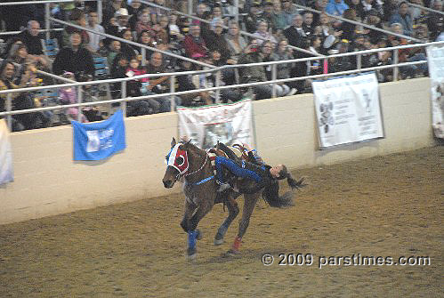 All American Cowgirl Chicks Performing Tricks - Burbank (December 29, 2009) - by QH