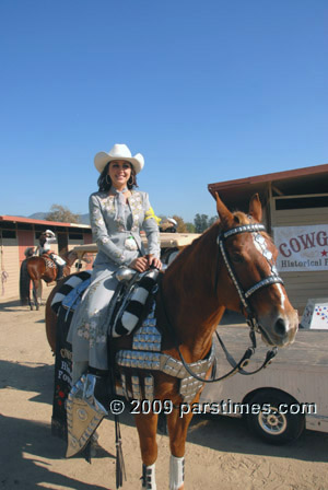 Cowgirls Historical Foundation Rider  - Burbank (December 29, 2009) - by QH