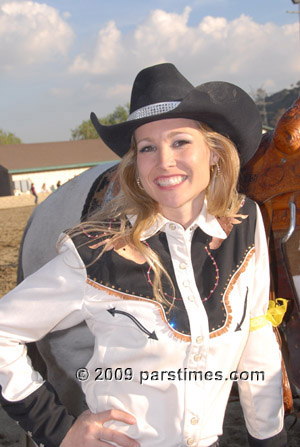 Cowgirls Historical Foundation Rider  - Burbank (December 29, 2009) - by QH