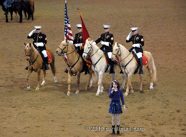 Equestfest: Marine Corps Mounted Color Guard  - Burbank (December 29, 2010) - by QH