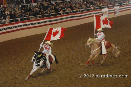 Canadian Cowgirls Precision Drill Team - Burbank (December 29, 2012) - by QH