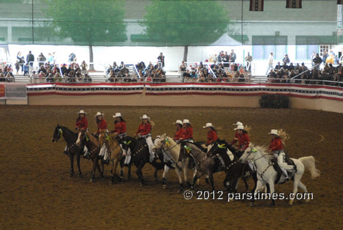 The Norco Cowgirls Rodeo Drill Team - Burbank  (December 29, 2012) - by QH