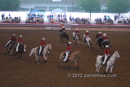 The Norco Cowgirls Rodeo Drill Team - Burbank (December 29, 2012) - by QH