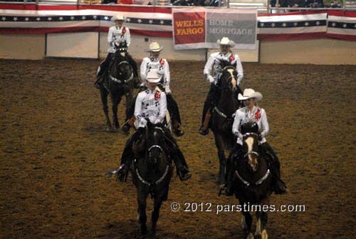 Prime Time Express Mounted Drill Team - Burbank(December 29, 2012) - by QH