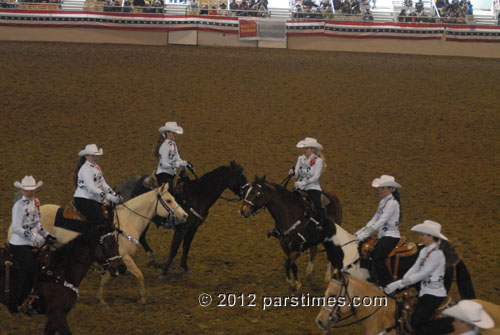 Prime Time Express Mounted Drill Team  - Burbank (December 29, 2012) - by QH