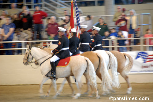 United States Marine Corps Mounted Color Guard - Equestfest, Burbank  (December 29, 2006) - by QH