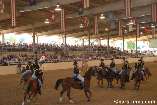 First Cavalry Division's Horse Cavalry Detachment, Forth Hood Texas - Equestfest, Burbank  (December 29, 2006) - by QH