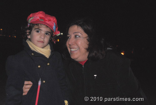 Naderh Salarpour and neice (March 15, 2011) - by QH