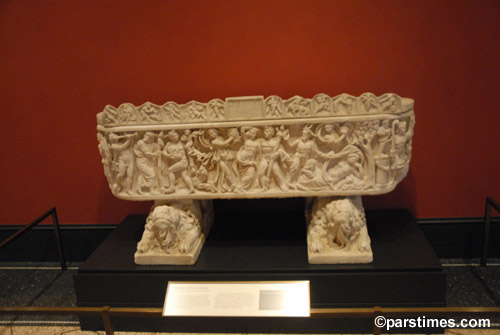 Sarcophagus with Scenes of Bacchus - The Getty Villa, Malibu (July 31, 2006) - by QH