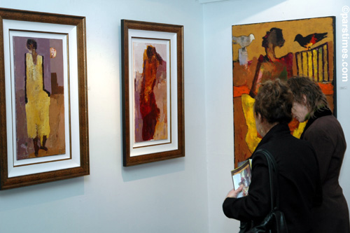 Goli Mahallati Exhibit, Seyhoun Gallery (January 14, 2006) - by QH