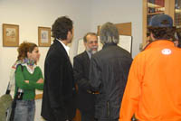 Dr. Dabashi talking to fans after the lecture - UCLA (March 18, 2009) - by QH