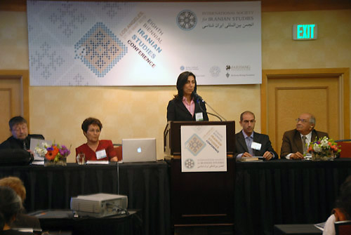Panel on Dialogues and Contentions: Sharon Baradaran (Chair), Ali A. Jafarey, Keyvan Geula, Ronen Cohen, Judea Pearl - Santa Monica (May 27, 2010) - by QH