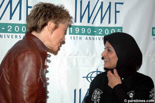 Annete Benning talks to Shahla Sherkat - by QH, November 2, 2005