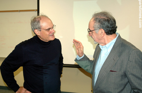 CNES Director Dr. Leonard Binder & Dr. Kenneth Stein, UCLA - by QH